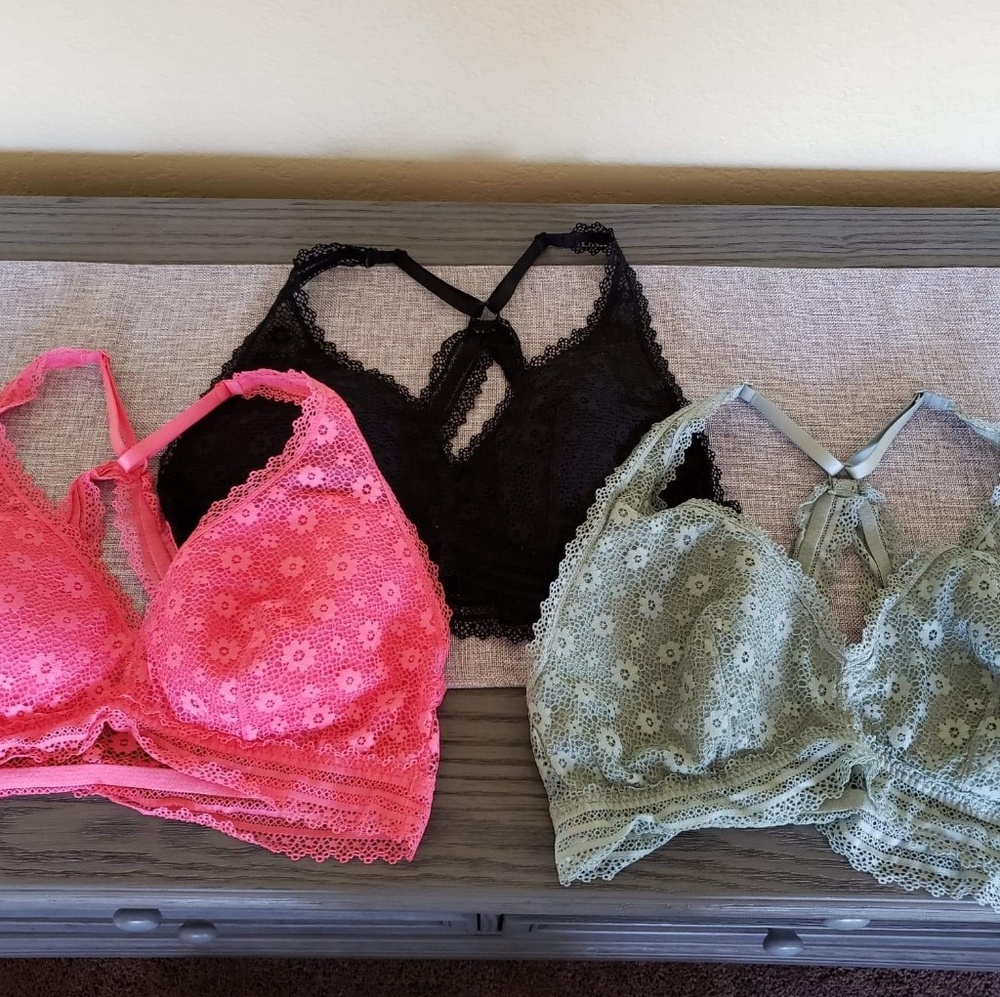 VS bralettes size XL
